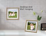 YiPinYin 3 Pack 10x10 Inch Square Wooden Photo Frames with Mount view 4
