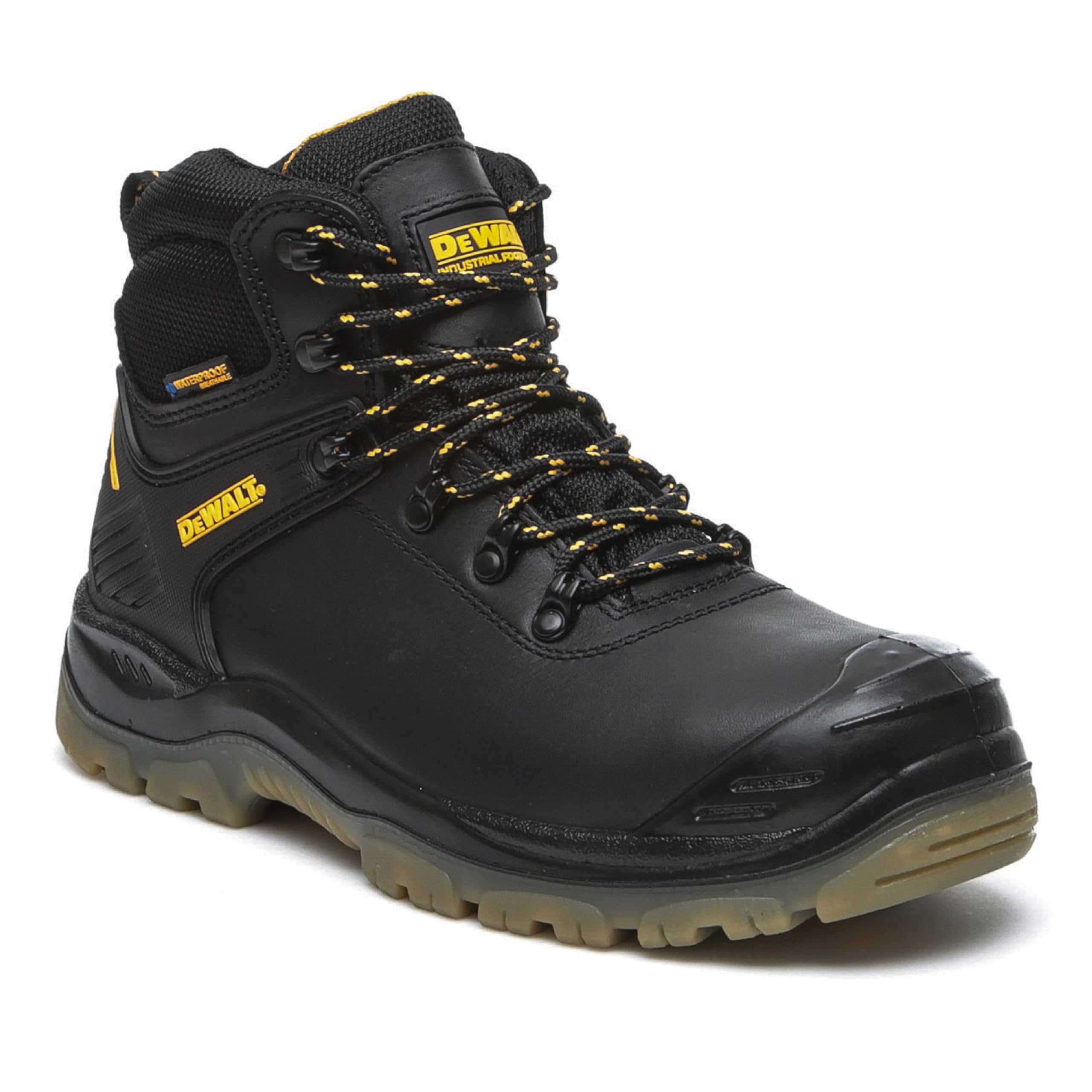 DEWALT Newark Waterproof Safety Boots, Black Size 8