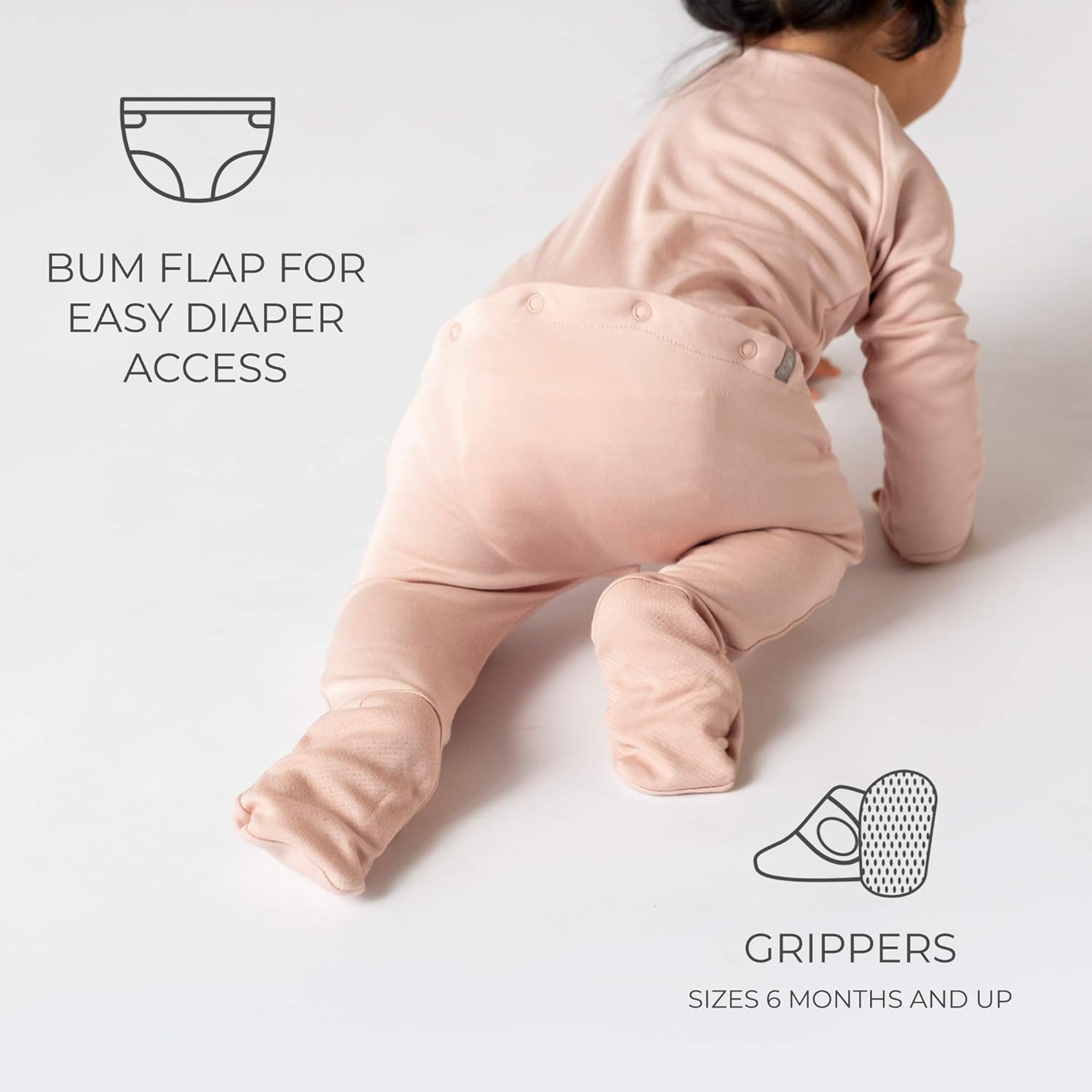 organic baby footie pajamas