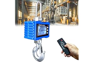 FITHOIST Hanging Scales Digital Weight, 2000LBS Crane Scale with Remote Control, High Precision Heavy Duty Industrial Scale with CE Certified for Farm, Deer, Hunting, Construction