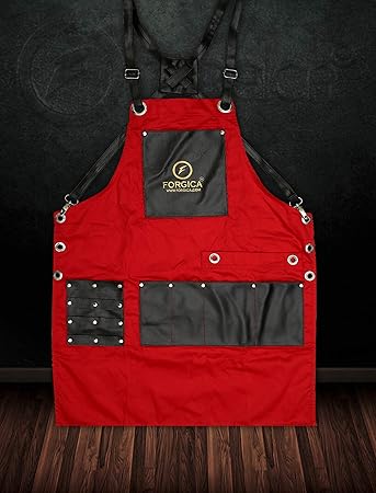 Amazon Com Forgica Professional Leather Aprons For Men Barber