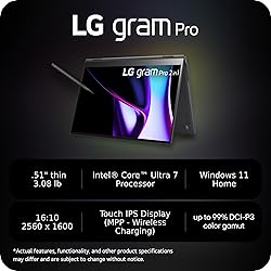 LG gram Pro 16-inch 2in1 Thin and Lightweight