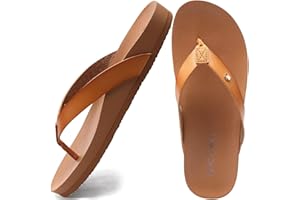 ONCAI Womens Flip Flops For Women Comfortable Strap Yoga Mat Non-Slip Women's Thong Sandal Casual Summer Beach Slippers With Arch Support