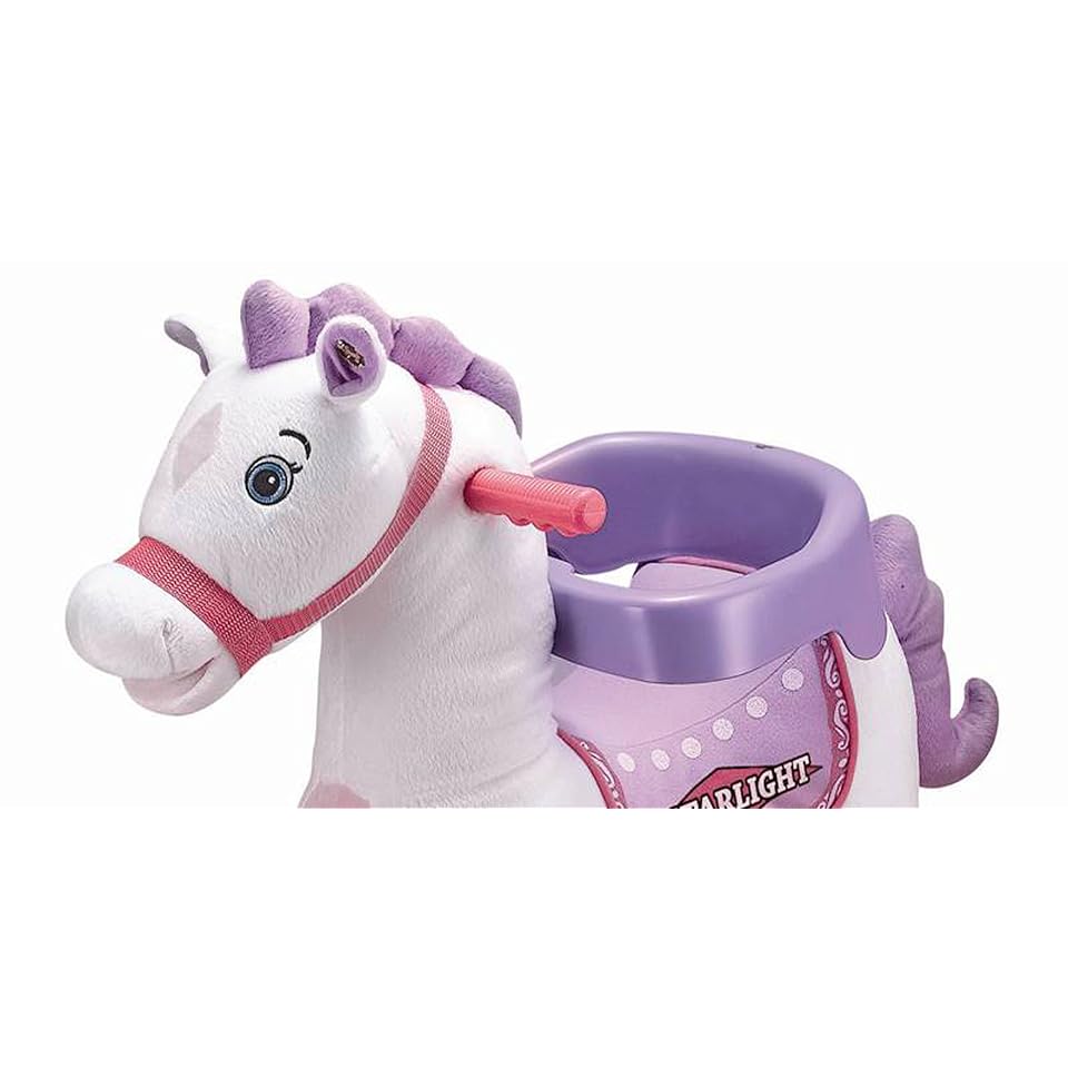 rockin rider starlight grow with me plush animated pony tek nek toys on PopScreen