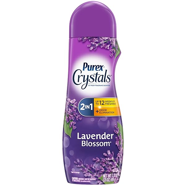 PUREX CRYSTALS IN-WASH FRAGRANCE AND SCENT BOOSTER, LAVENDER BLOSSOM, 21 OUNCE