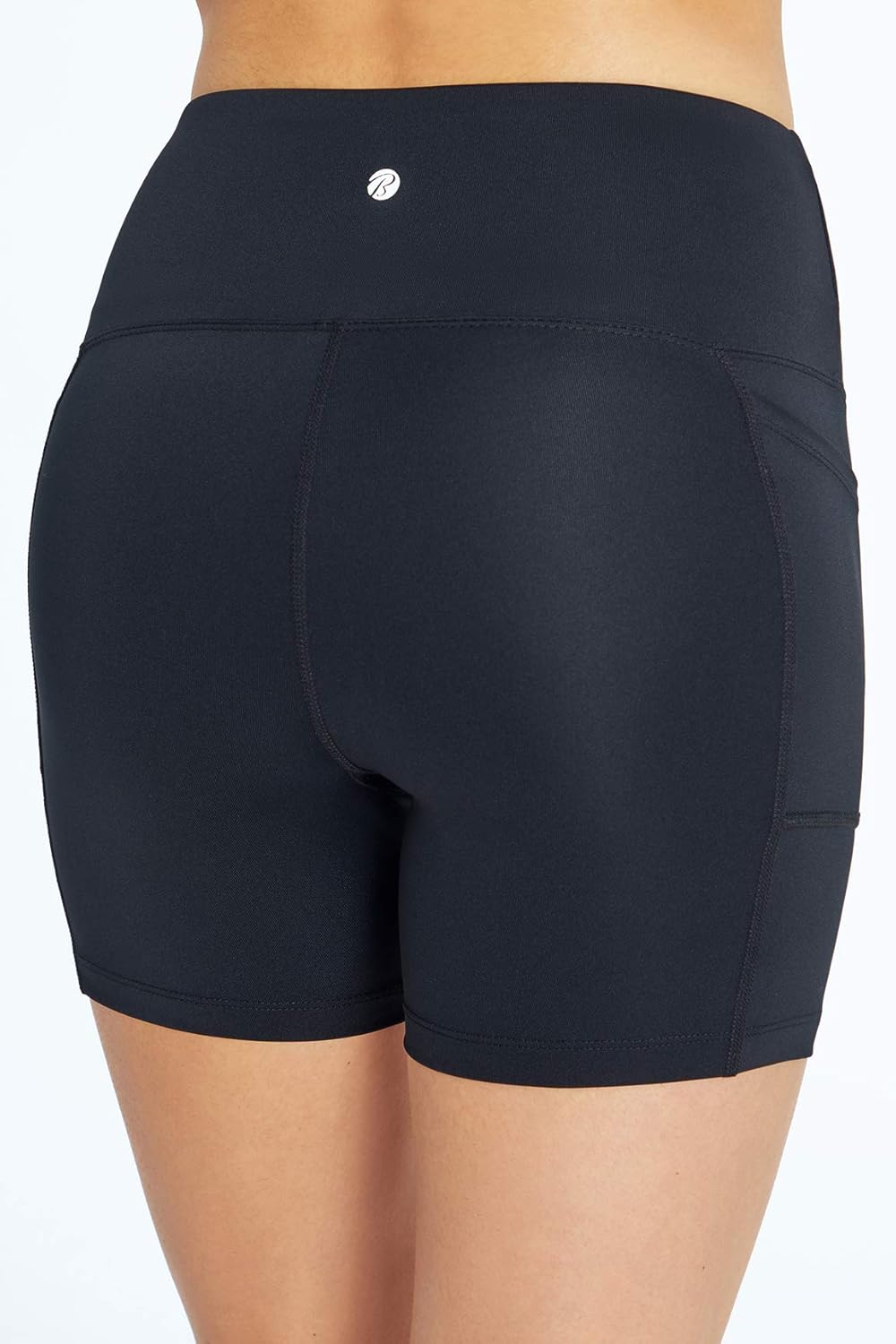 Bally Total Fitness Womens High Rise 5" Pocket Short : Clothing