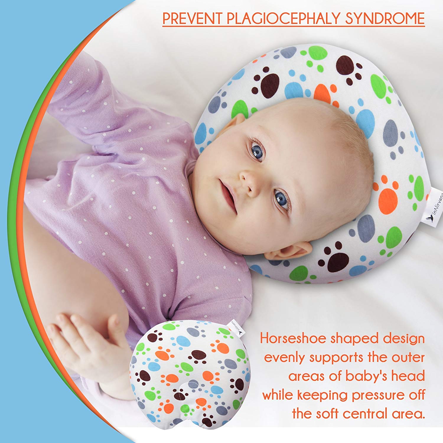 horseshoe shaped pillow baby