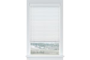 LEVOLOR Basics Cordless Light Filtering Faux Wood Blinds, Easy to Install 2” Blinds for Windows, Timeless Look, Fits up to 29” Width and 64” Length, Home Solution for Any Space or Room