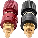 WWZMDiB Pure Copper Remote Battery Terminal Sbinding Post (2Pcs M8（5/16"）)