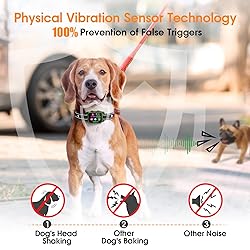 Dog Bark Collar, Next-Gen Physical Vibration Sensor