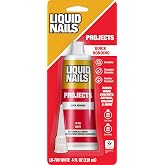 Liquid Nails LN-700 4-Ounce Small Projects and Repairs Adhesive | Waterproof Interior/Exterior Glue Bonds Wood, Concrete, Drywall &amp; Molding, Paintable, Low VOC