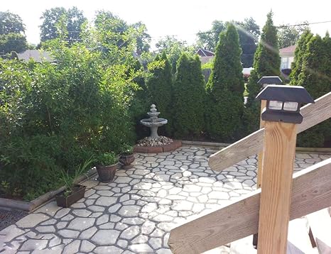 MEYLEE Path Maker plástico Caminar hormigón Molde jardín DIY ...
