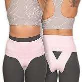 FEMME JOCK Pelvic Support Belt for Women - Pregnancy &amp; Postpartum Uterus Girdle, SPD, Prolapse, Vulvar Varicosities Support Band - High Waist, Pink, Medium fits waist 28" up to 34"