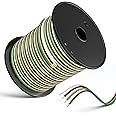 LIMICAR 100FT 14 Gauge Trailer Wiring Harness Kit - 4-Way Bonded, Color-Coded Boat Trailer Wiring for Lights