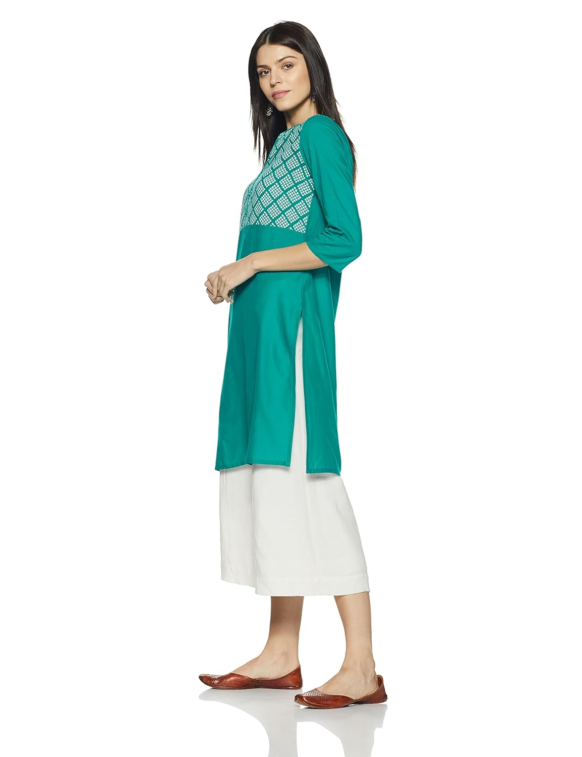 amazon brand- myx women's straight kurta