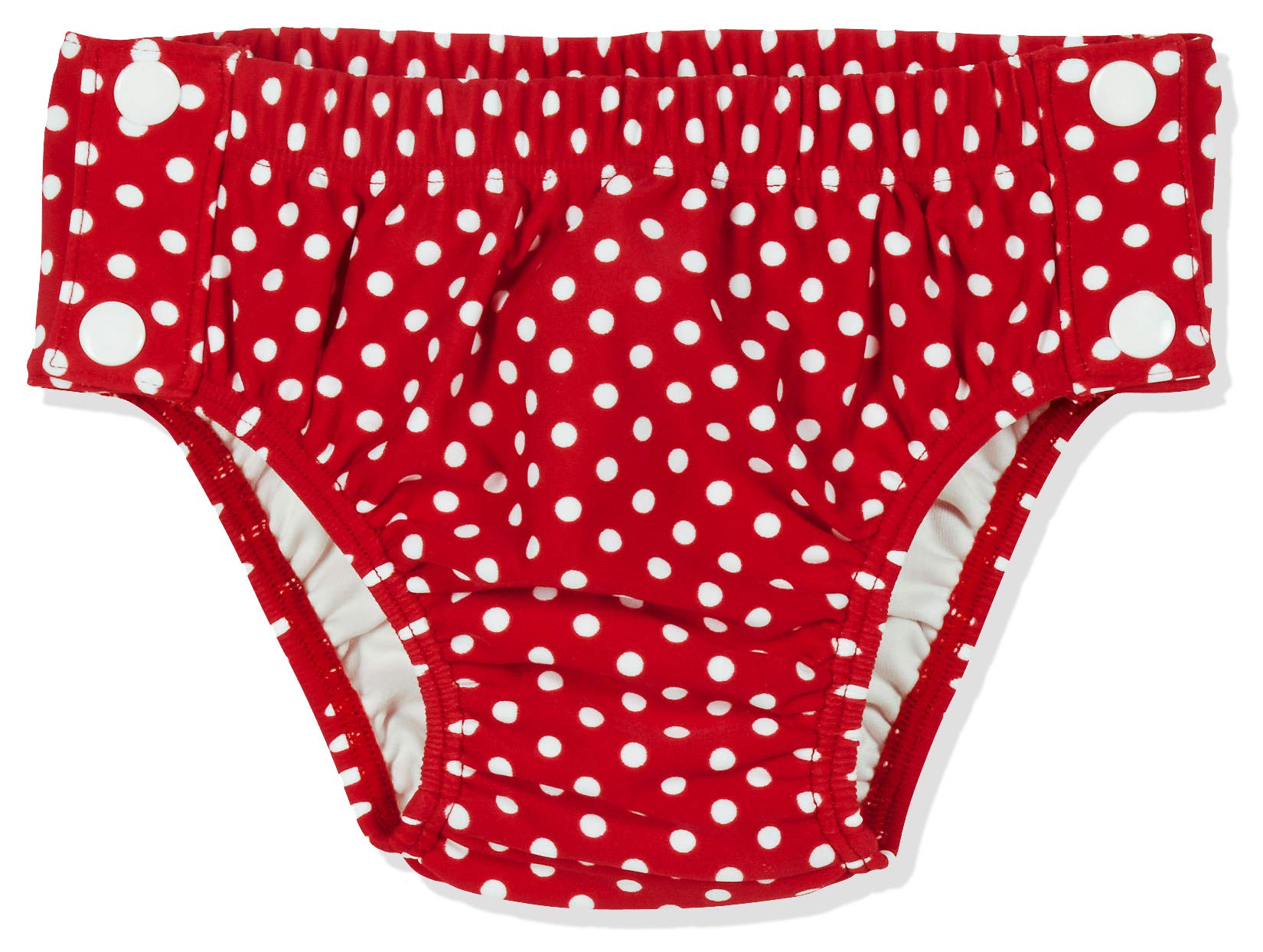 Playshoes Baby - Girl's UV protection nappy pants with dots for buttoning 461041, 8 - Red, 74-80