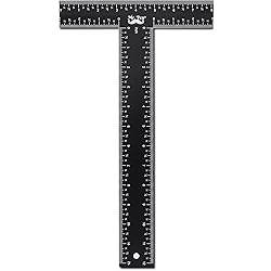 Mr. Pen - T Square, T Ruler, 12 inch Metal Ruler, T