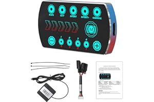 Qagea Throttle Response Controller 9 Drive Modes Smart Electronic Racing Accelerator Compatible with Toyota Tacoma FJ Cruiser 4Runner Hilux Prius Fortuner Innova Prado