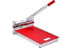 MAIHUITE 13" Laminate Floor Cutter – 17mm Manual Vinyl Plank Cutter for LVP, SPC, WPC, Bamboo & Engineered Wood | Dust-Free Flooring Cutter Tool with 0°-45° Adjustable Angle & Tungsten Steel Blade