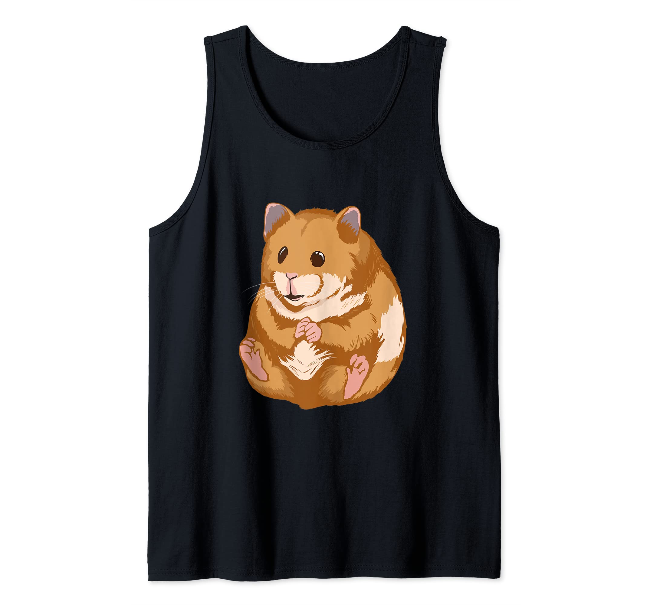 Dwarf Hamster Art Illustration Hammy Clothes Hamster Tank Top
