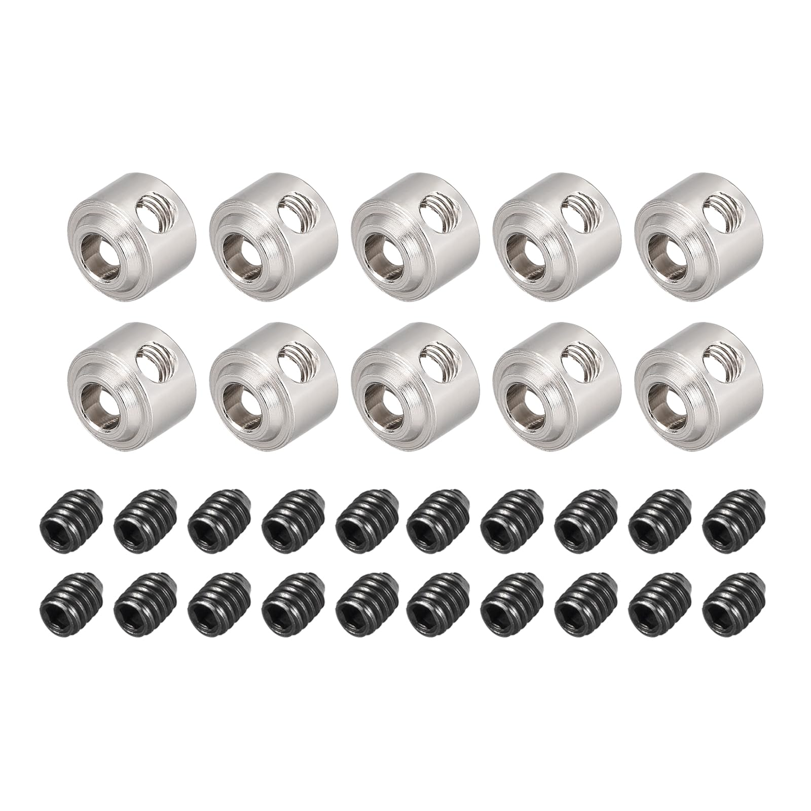 DMiotech 10 Pack 3.1mm RC Airplane Plane Landing Gear Wheel Stop for Model Airplane Parts Replacement Upgrade