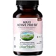 Maxi Health Probiotic Plus Ultimate Prebiotic Advanced Live Probiotics Formula - 50 Billion Live Active Probiotic - 15 Strains - Ultra Protection - Active Pro-50-60 Count