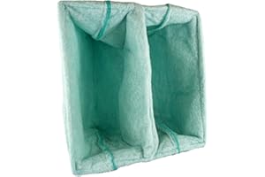 wioboy Paint Booth Exhaust Filter, 20" x 20" x 15"(10/case) High Capacity Paint Arrestor for Spray Booth