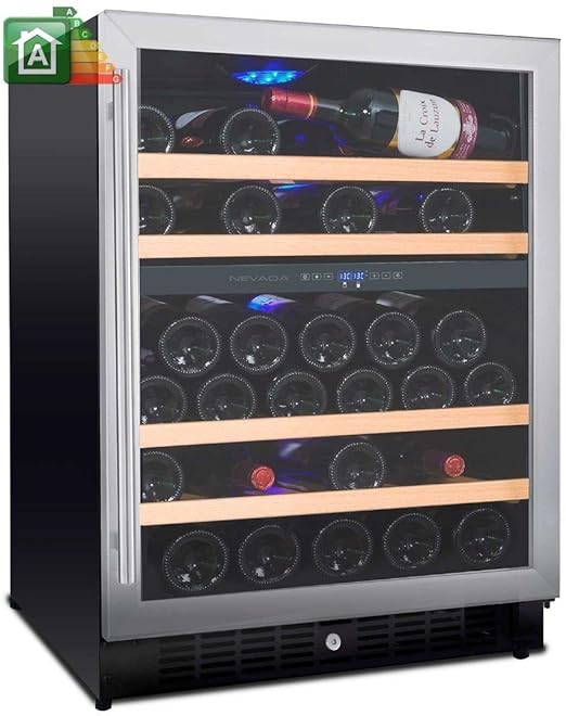 Cantina vinos de 54 botellas mobile cantinetta Nevada NW54D-S ...