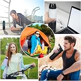OLDLEY 1L Stainless Steel Water Bottle with 3 Lids Leakproof Vacuum Flask view 7