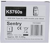 MK 63A 30mA Double Pole RCD K5760S Sentry BS EN 61008 230V view 6