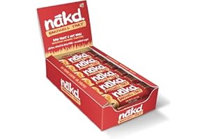 NĀKD. Nakd Bakewell Tart Natural Snack Bars - Vegan Bars - Healthy Snack - Gluten Free Bars 35 g