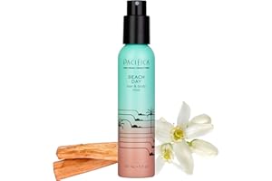 Pacifica Beach Day Hair Mist Perfume & Full Body Spray for Women - Body Mist Fragrance w/Bergamot, Orange Flower, Sandalwood, Amber, Musk & Suede Leather – Clean Beauty Alcohol-Free, Vegan 5 oz