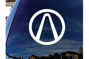 DNNIAKM Vinyl 5" Wide (Color: White) Decal Laptop Tablet Skateboard car Windows Stickef