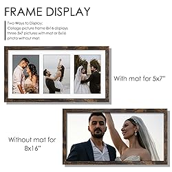 DUENPY 8x16 Collage Picture Frame, 5x7 Collage