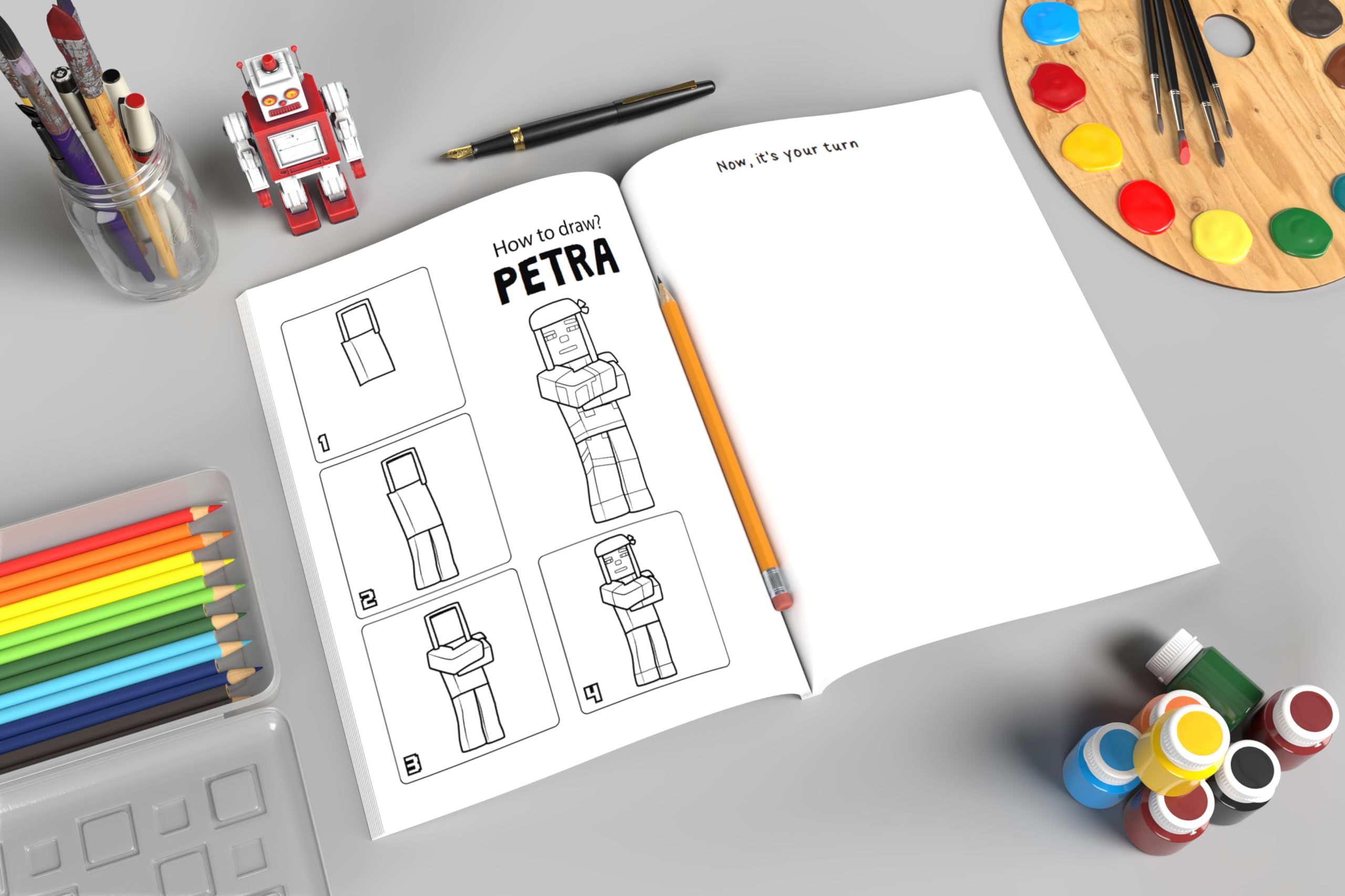 How to Draw Book For Minecrafters 2: Step-by-Step Drawing Your Favorite Story Mode Characters (Unofficial Minecraft Activity Book for Kids) How to Draw Book For Minecrafters 2: Step-by-Step Drawing Your Favorite Story Mode Characters (Unofficial Minecraft Activity Book for Kids) Paperback