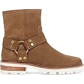 Frye Olivia Harness Short Boots for Women - Soft Leather & Suede, Chunky Heel, EVA Outsole, Versatile Colors