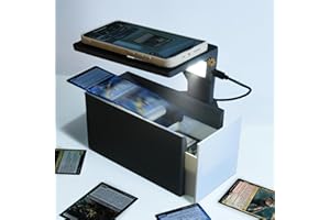 COONOE Scanstand for Unsleeved Standard Size Cards - Efficiently Scan Trading Cards - Quick MTG Card Price with ManaBox & TCG Scanner for ManaBox Users, Dark Gray