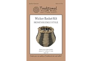 Traditional Craft Kits Wicker Basket Kit - Honeysuckle Design