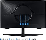Samsung Odyssey LS32AG550EPXXU 32 inch QHD 165Hz 1ms Curved Gaming Monitor view 6