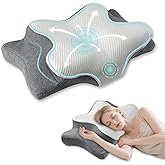 Cervical Pillow for Neck and Shoulder-Ergonomic Neck Support Pillows for Sleeping with Pain Relief,Contour Memory Foam Pillow for Side Sleepers, Back and Stomach Sleep