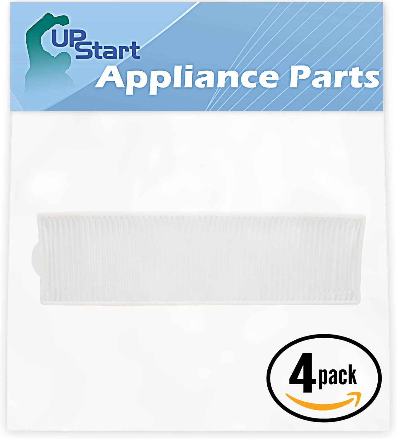 Upstart Battery 4-Pack Replacement for Bissell 82G7 Series (Canadian Models) Vacuum Pleated Post Motor Filter - Compatible with Bissell Style 8, 14, 3091 HEPA Filter