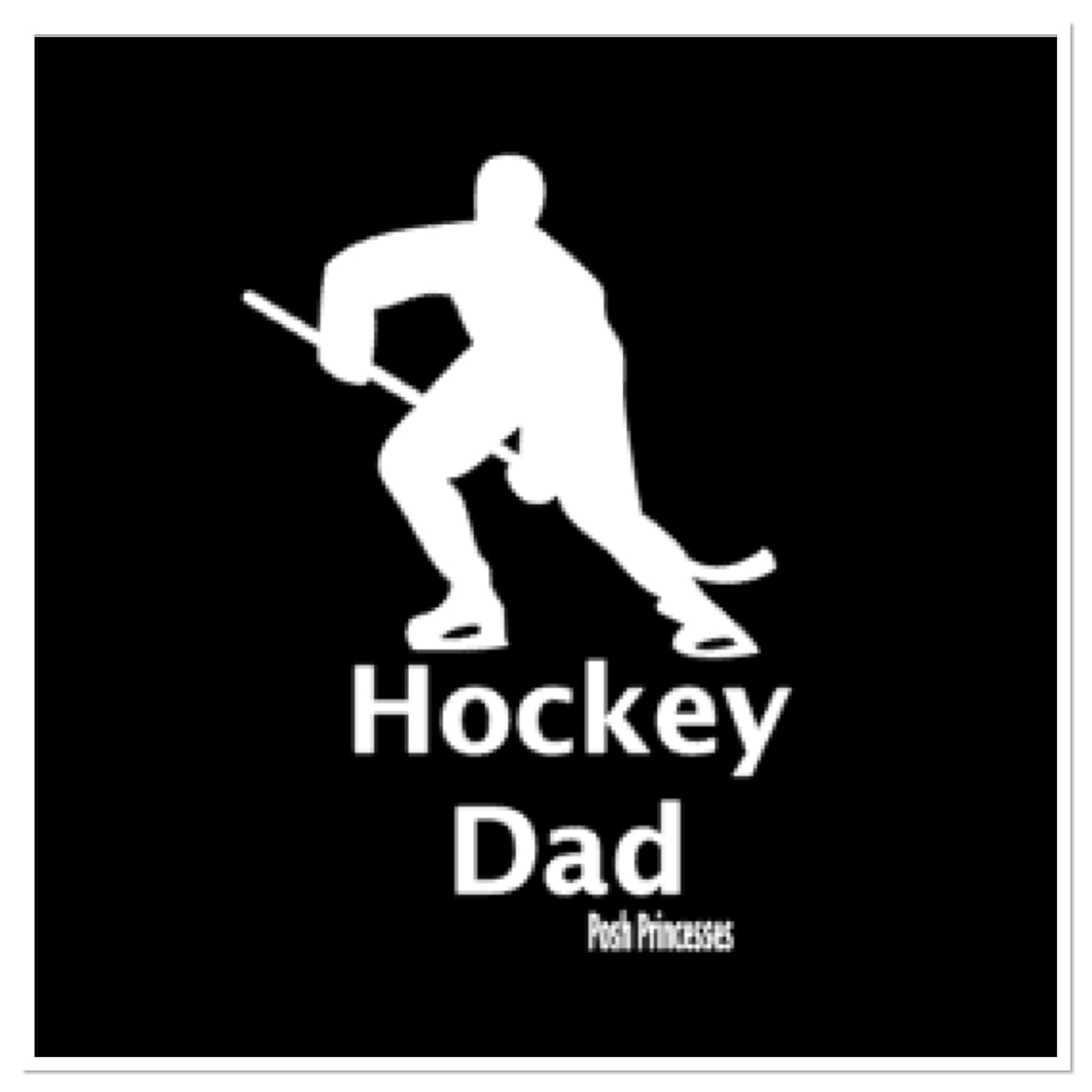 Hockey Dad Decal, Any Color Decal, Car Window Decal Laptop