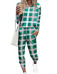 Ekouaer Women's Pajama Sets Casual 2Pcs Sleepwear