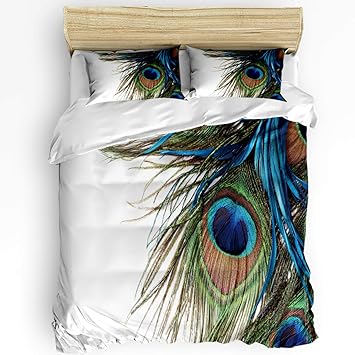 Amazon Com Wanxinfu 3 Piece Polyester Fabric Bedding Set With