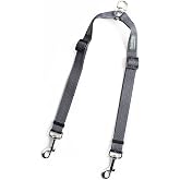 Mighty Paw Double Dog Leash - Double Leash for Two Dogs No Tangle Design. Split Lead for 2 Pets. Adjustable to Fit All Sized Breeds. Reflective Dual Pet Lead Splitter for People with 2 Pups