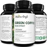Pure Green Coffee Bean Extract - Green Coffee Extract with 50% Chlorogenic Acid for Heart Health Immune Support Brain Health