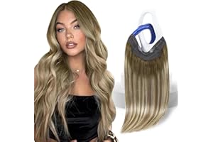 Sunny Hair Wire Hair Extensions Human Hair Invisible Hair Extensions for Women Straight Secret Hidden One Piece Extensions Wi