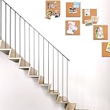 YOUNTHYE 10x 8" Square Self-Adhesive Cork Board Tiles 6mm Thick Bulletin Board view 6