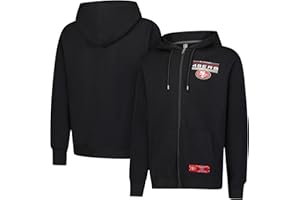 Ultra Game Mens NFL Official Supremely Soft Full Zip Hoodie Jacket