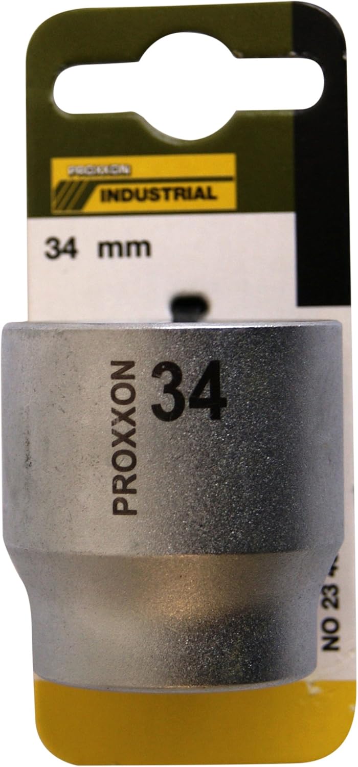 Proxxon 23431 12,5 mm (1/2") Nuss 34 mm, Silver